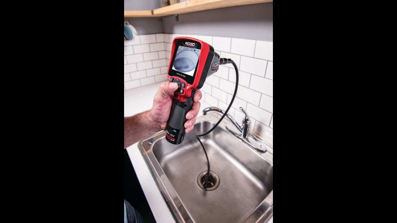RIDGID SeeSnake Micro CA-350X leiding inspectie camera met Wi-Fi en Bluetooth