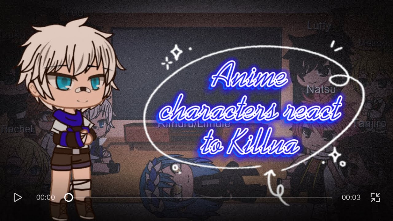 Anime characters react to each other || Killua || 3/11 ||