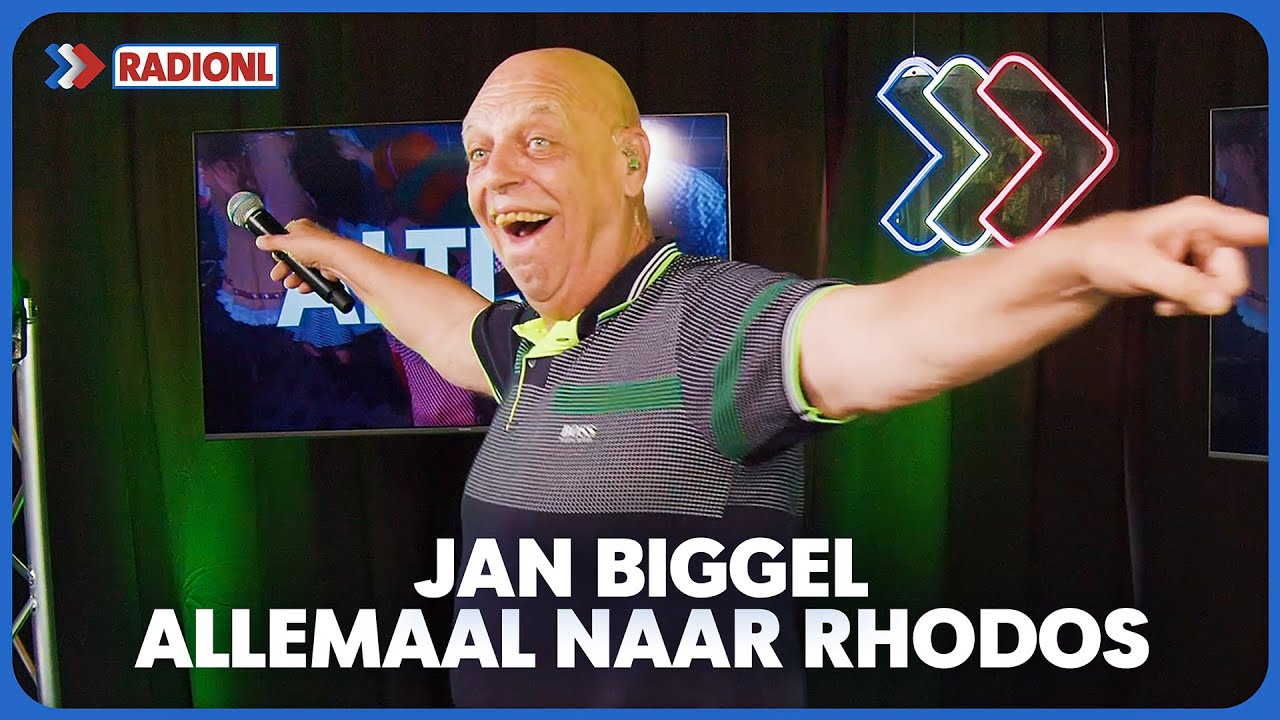 Jan Biggel - Allemaal Naar Rhodos (LIVE BIJ RADIONL)