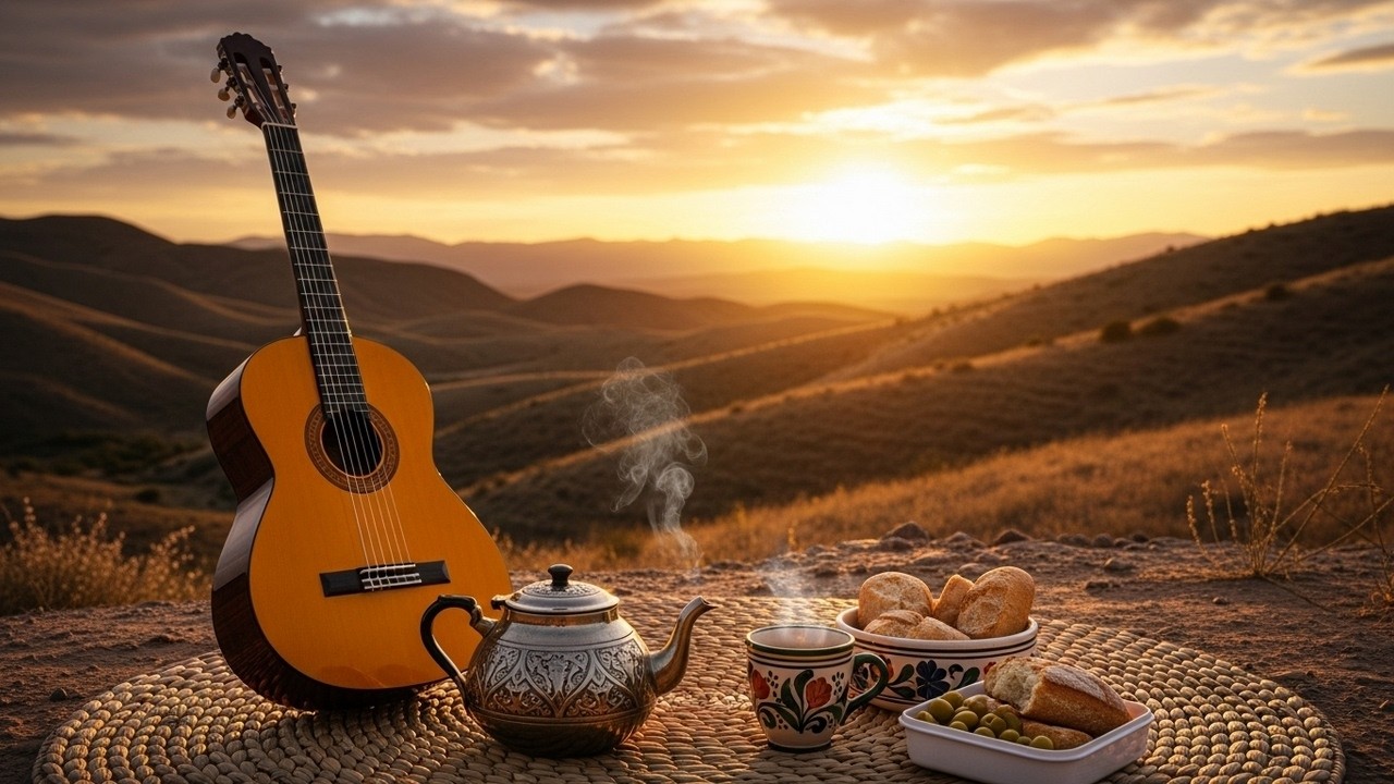 Spanish Guitar - Relaxing Flamenco Rumba Instrumental With Balanced Ease And Calm Flow