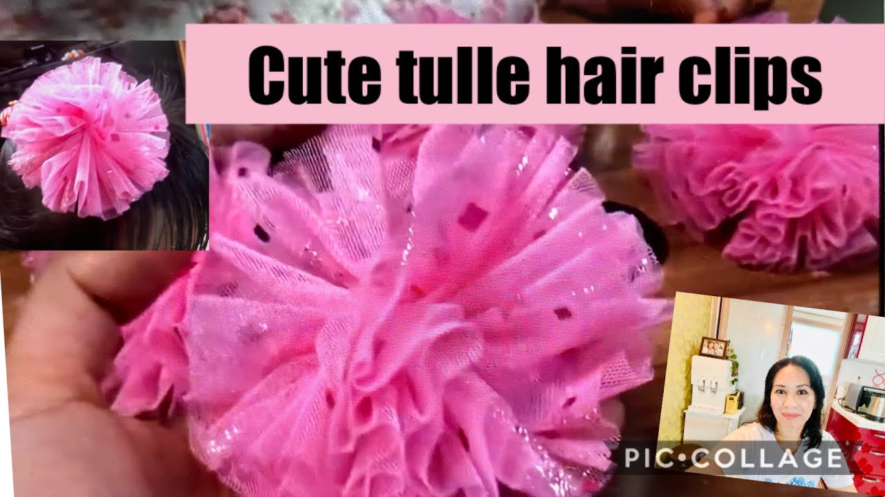 Tulle Clip DIY tutorial