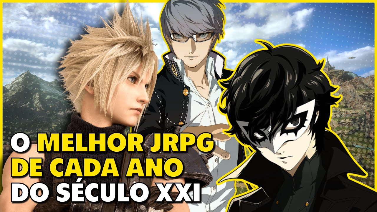 O MELHOR JRPG de CADA ANO do século XXI (2001–2025)