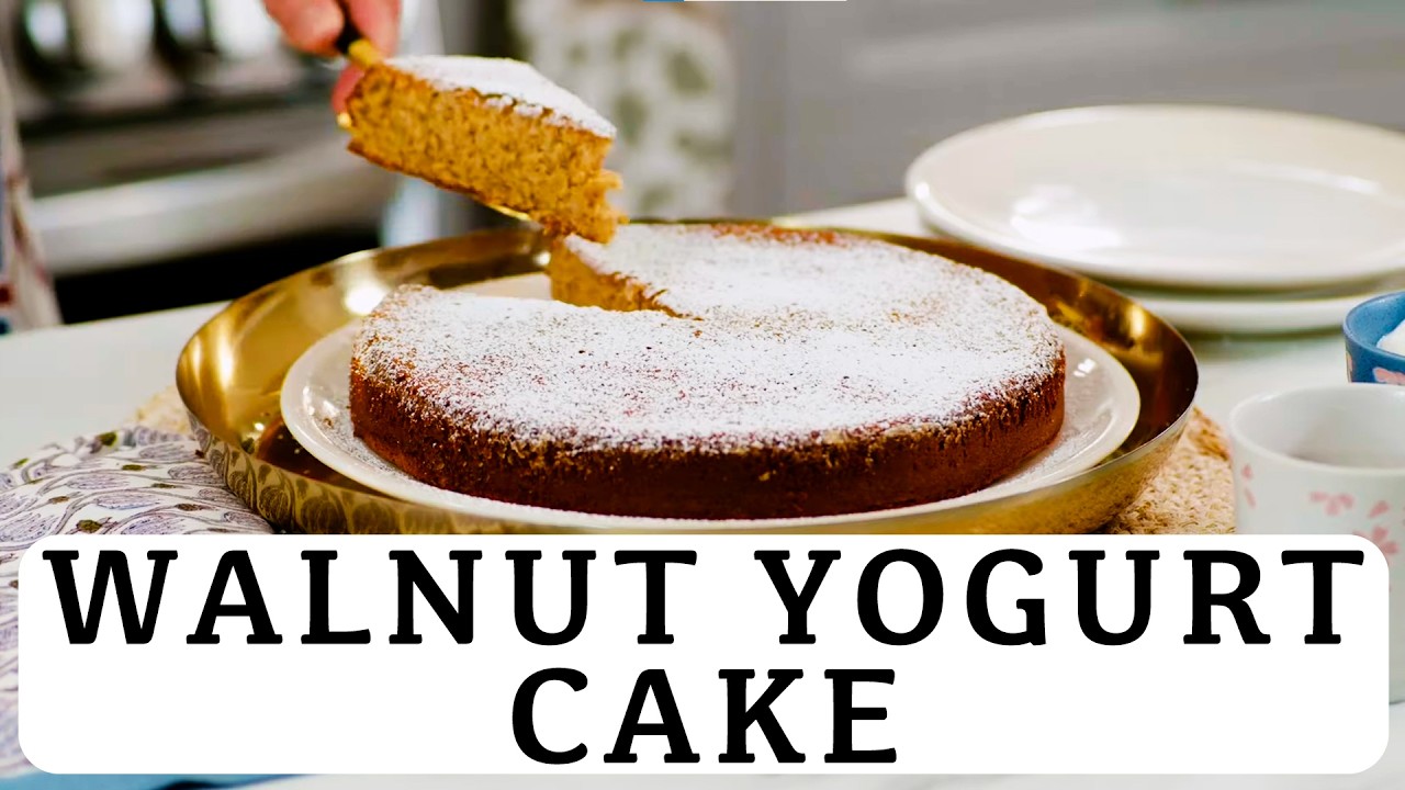 A Cake Perfect for Breakfast?! Easy WALNUT YOGURT CAKE Recipe