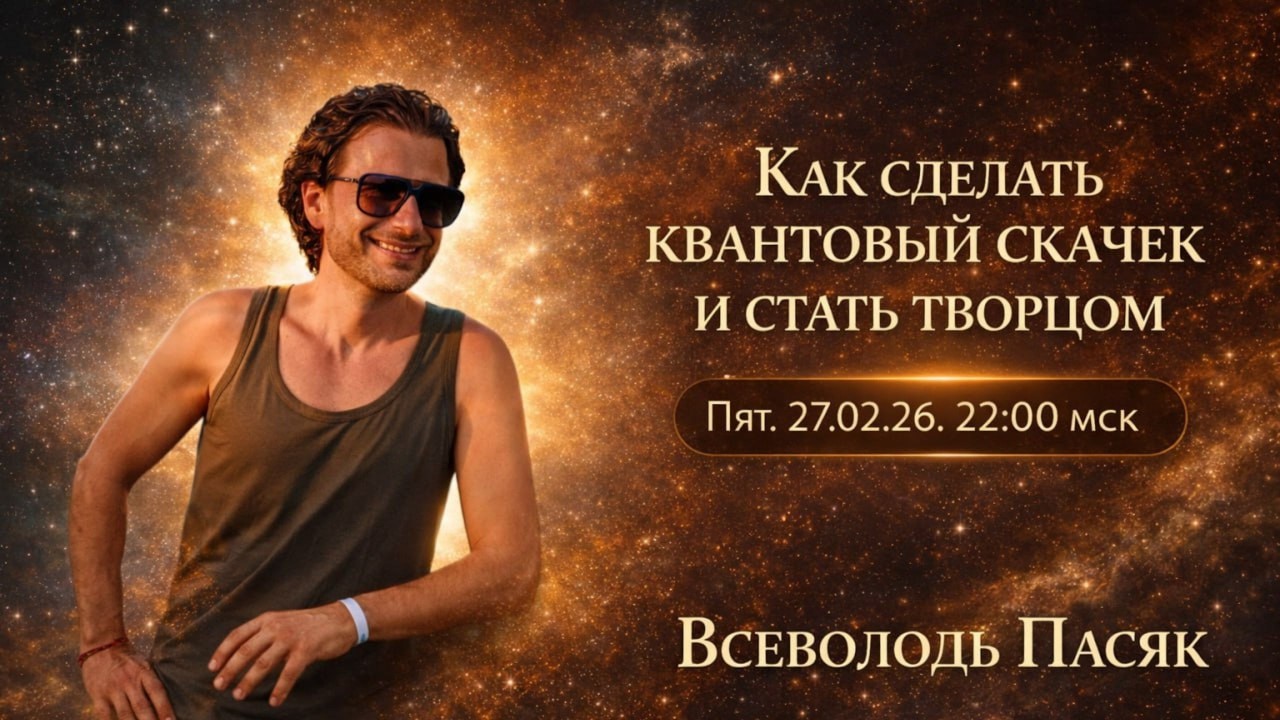 Как сделать квантовый скачек и стать творцом.  Всеволодъ Пасяк  🔹Project Bravo🔹