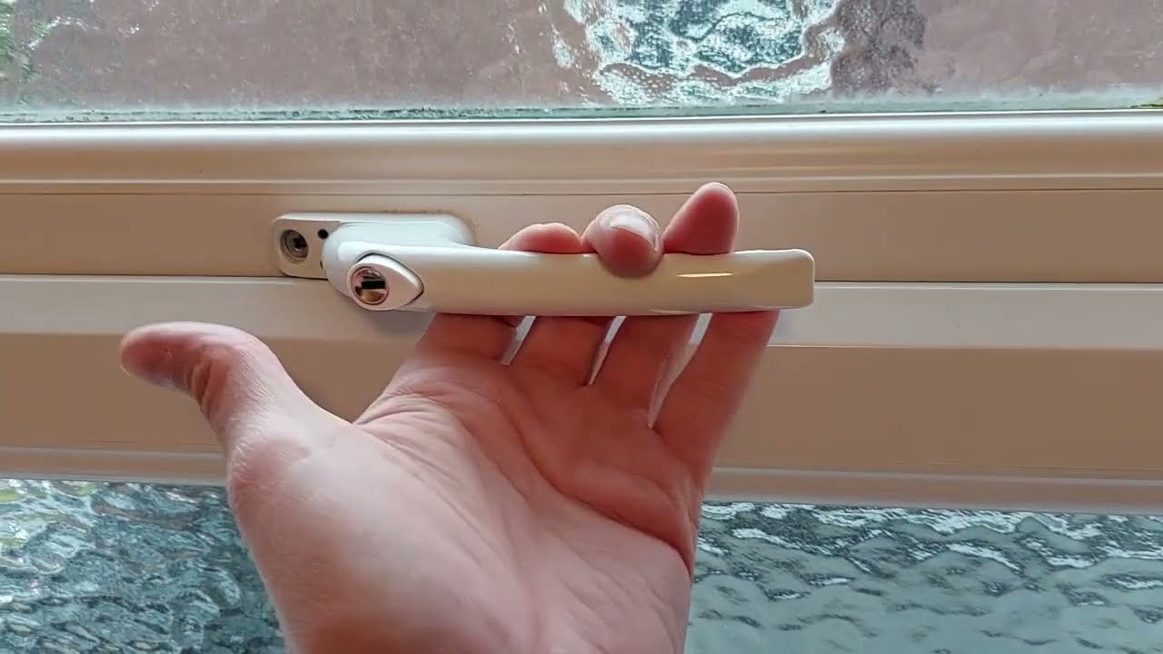 Quick and easy UPVC window lock replacement