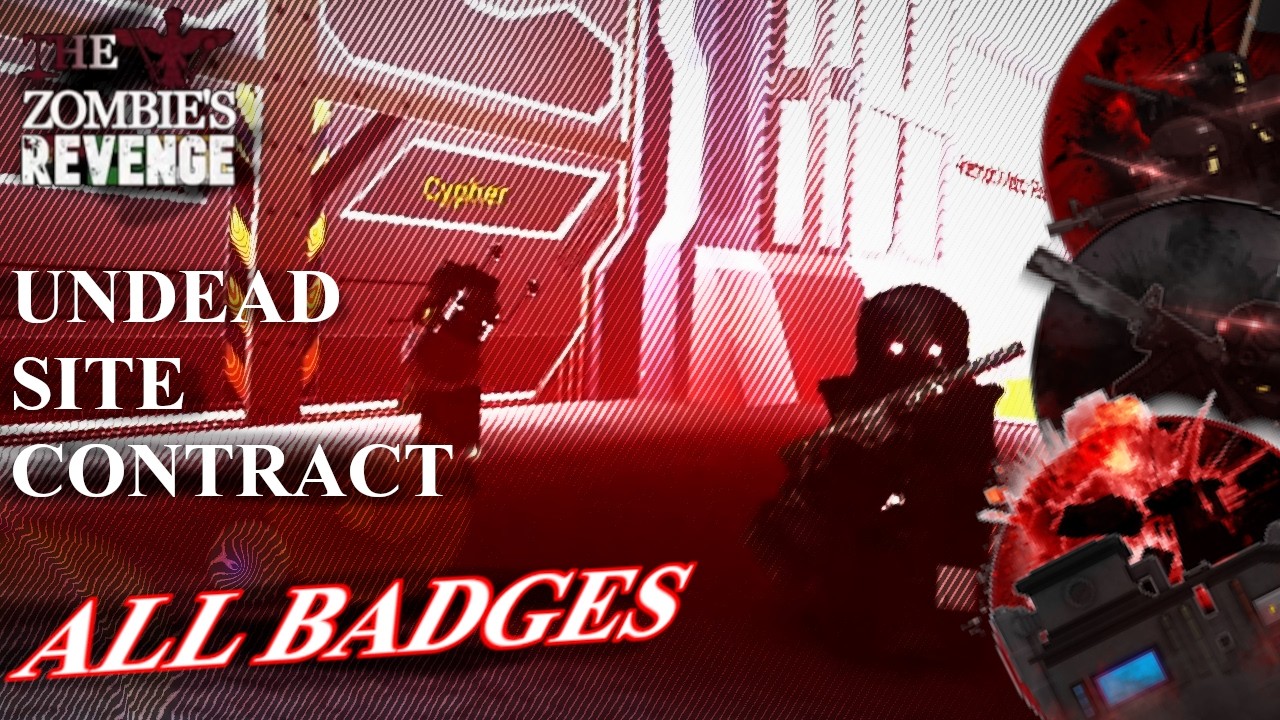 Undead Site Contract ALL BADGES // TZR Roblox