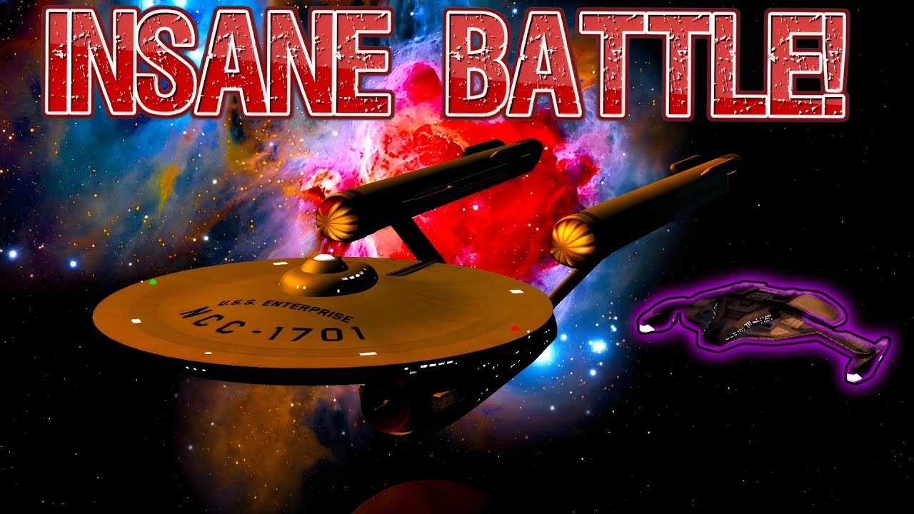 CHALLENGE BATTLE! -  Can TOS Enterprise Beat Dominion Attack Ship? - Impossible Feat!