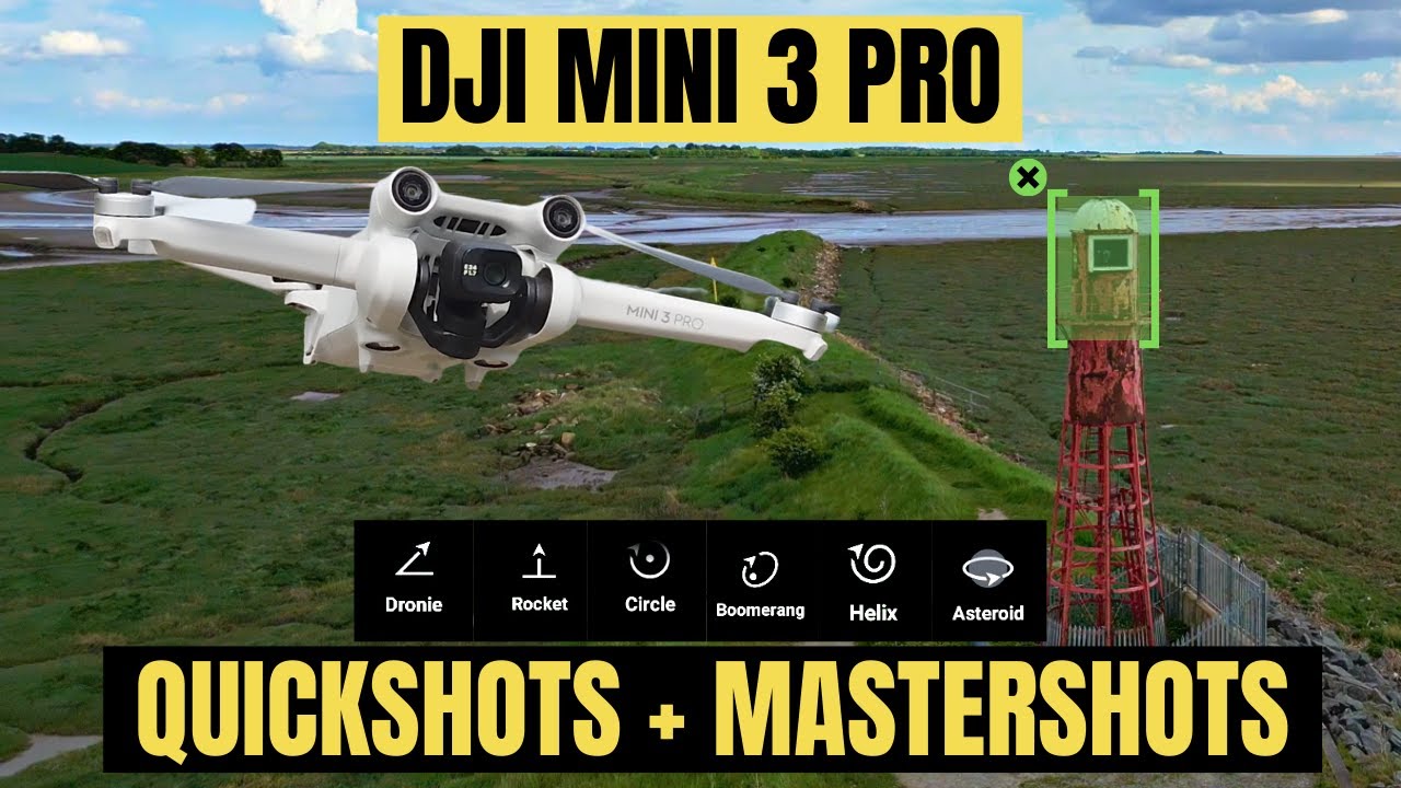Создайте ЭПИЧЕСКОЕ видео с помощью DJI Mini 3 PRO с Quickshots + Мастер-класс