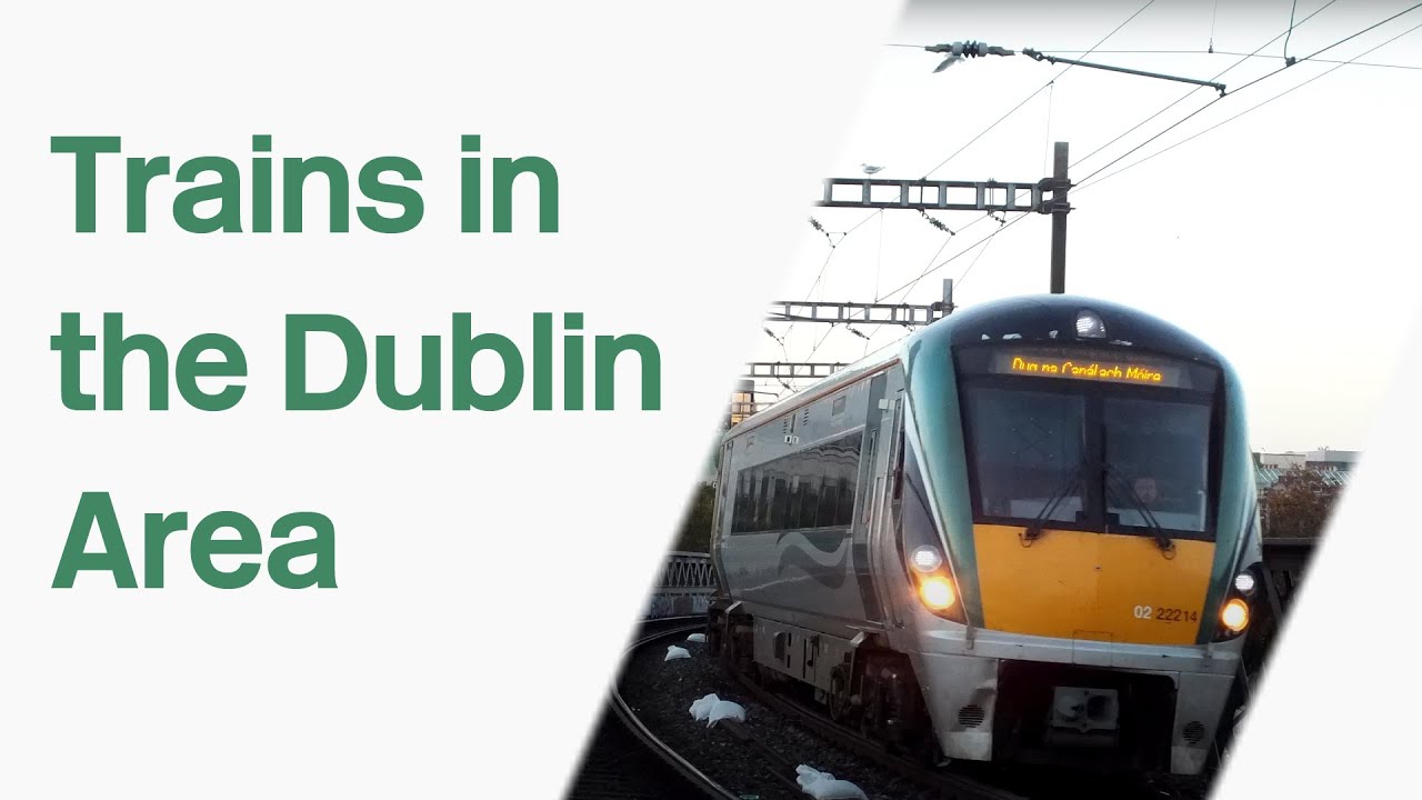 Irish Rail,Dart and Commuter Trains In the Dublin Area