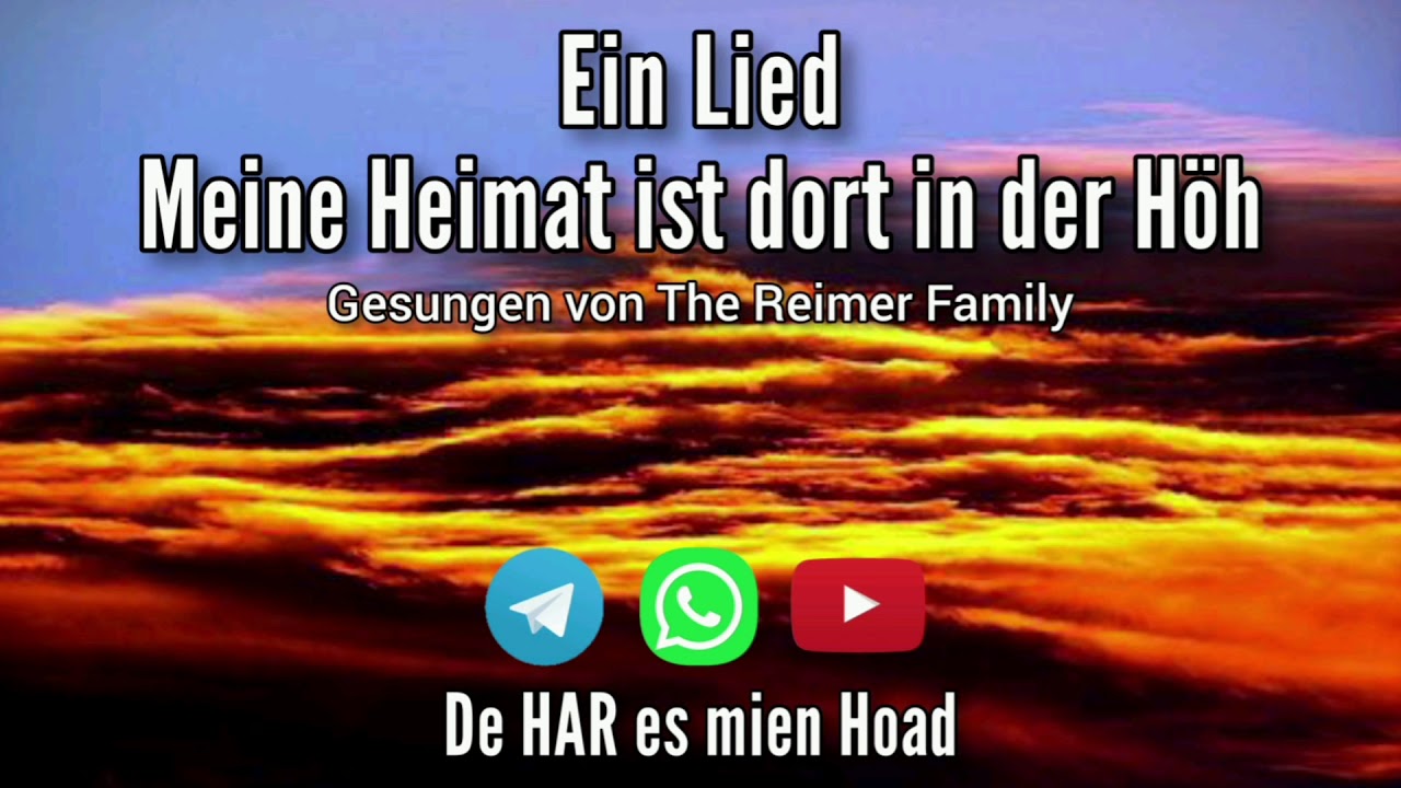 Meine Heimat ist dort in der Höh - Ein Lied von The Reimer Family 👇