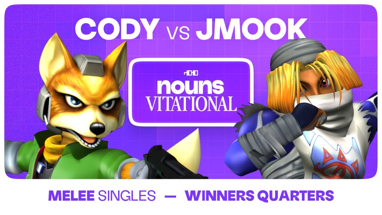 Nounsvitational 2024: Cody Schwab (Fox) vs Jmook (Sheik) | SSBM Melee Winners Quarters