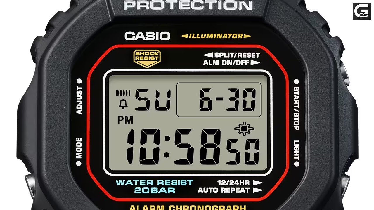 G-SHOCK DW-5600RL ESTILO 1983