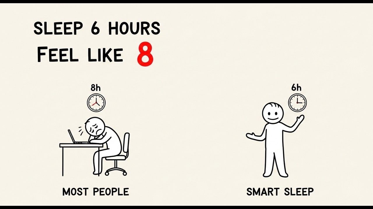 Sleep 6 Hours, Feel Like 8 (Science‑Backed Sleep Efficiency Guide)