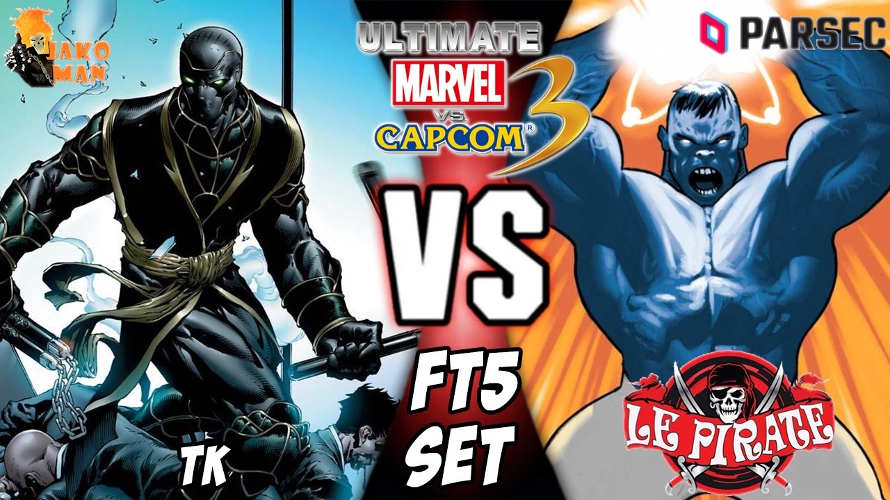 UMVC3 FT5 Set - TK (Dante/Hawkeye/Spider-Man) VS le Pirate
