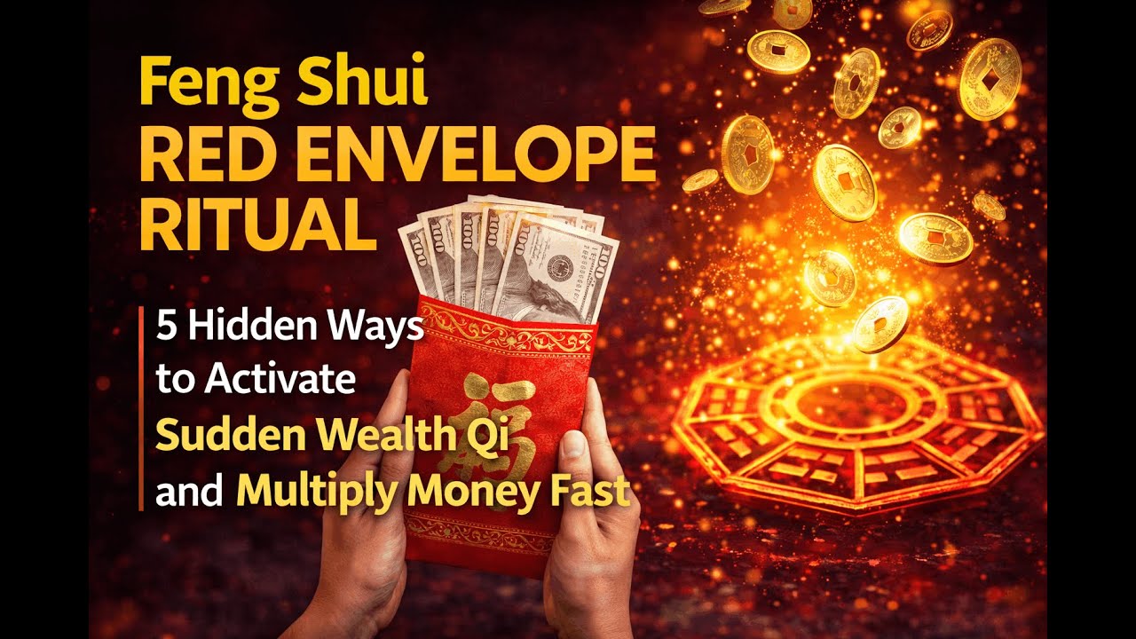 Feng Shui Red Envelope Ritual | 5 Hidden Ways to Activate Sudden Wealth Qi and Multiply Money Fast
