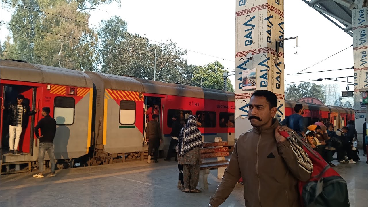 My emotional journey Jammu to Jalandhar via train #jammu #jalandhar #railways #irctc #india 