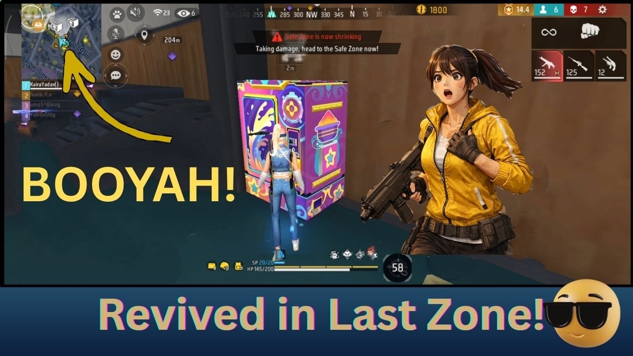 BOOYAH!...Revived in Last Zone😱
