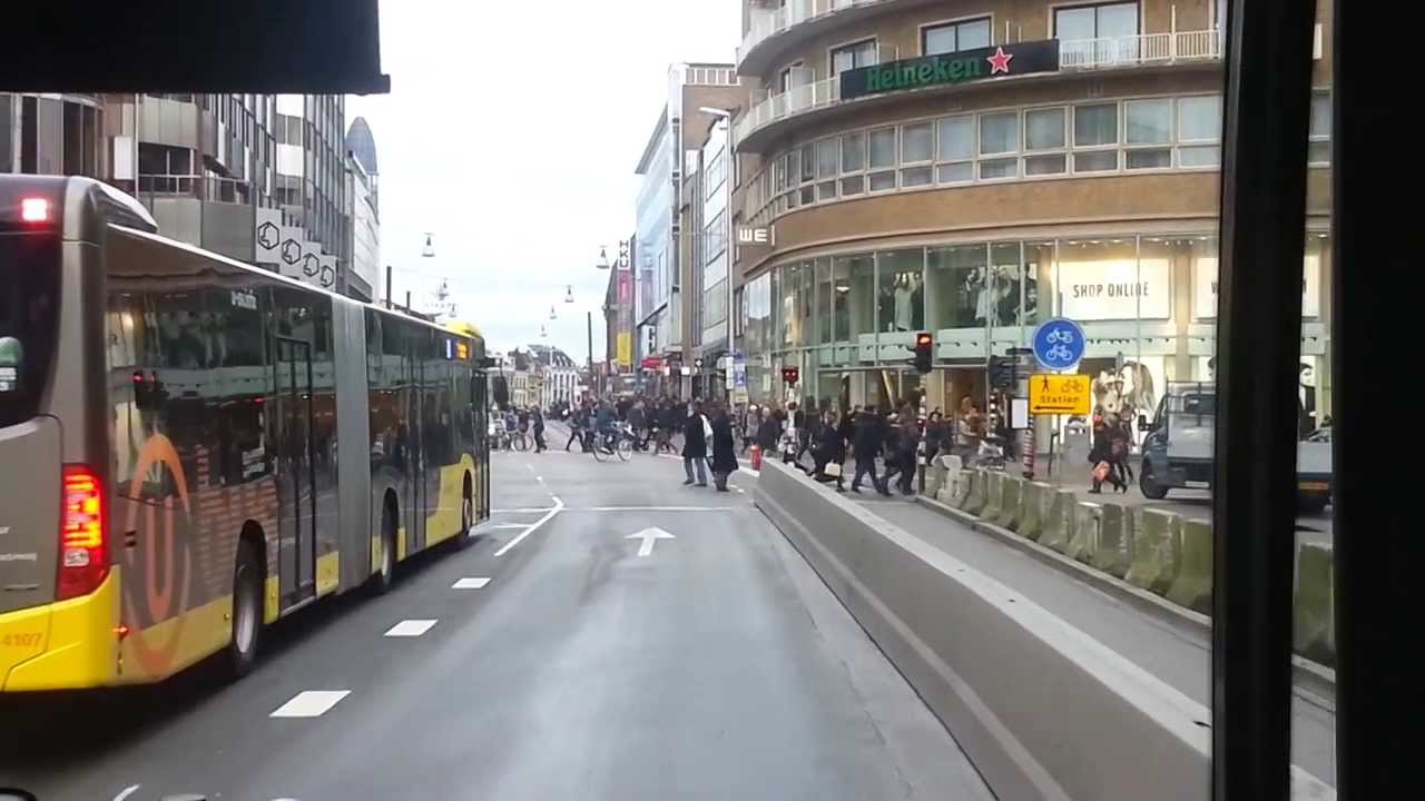 Qbuzz U-OV Buslijn 4 Trajectvideo Utrecht Centraal - Biltstraat - Diaconessenhuis [OUD]