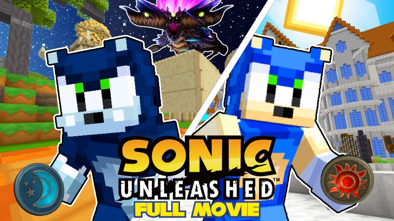 SONIC UNLEASHED Full Movie In Minecraft!