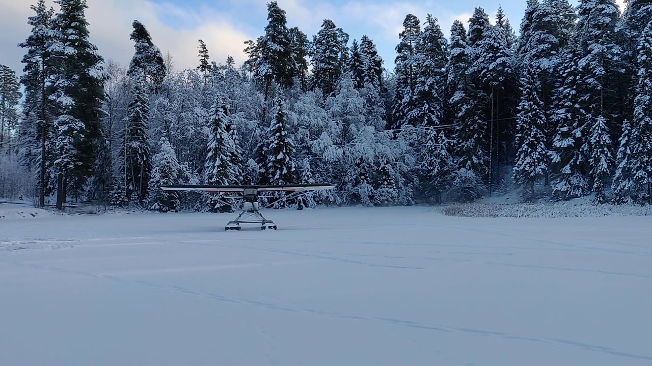 Rans S7 Courier, Full Lotus, in snow