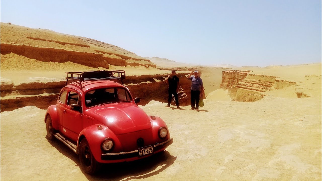 Llegamos al CAÑÓN de los PERDIDOS🏜 Ica, en un VOLKSWAGEN ESCARABAJO🥳🎊🎉 🇵🇪 8/1/2023