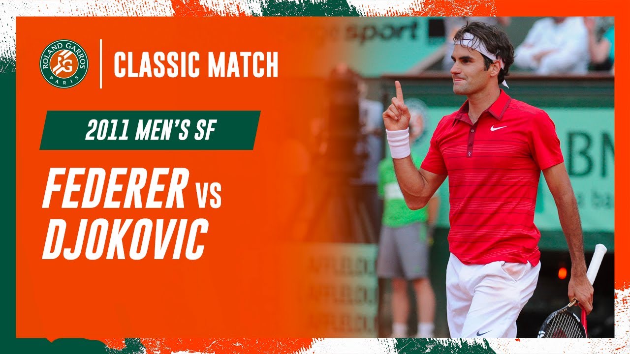 Federer vs Djokovic 2011 Men's semi-final | Roland-Garros Classic Match