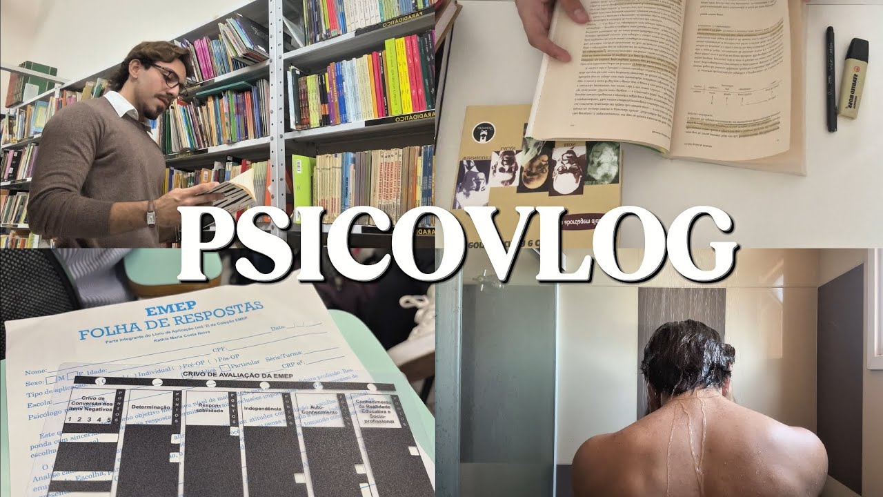 rotina de um estudante de psicologia do 3⁰ ano