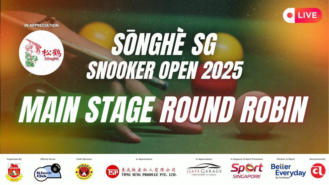 SONGHE SG SNOOKER OPEN 2025