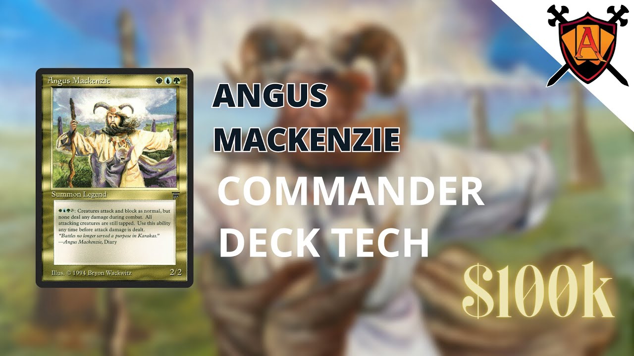 Most Expensive Commander Deck | $100k Angus Mackenzie | EDH Deck Tech
