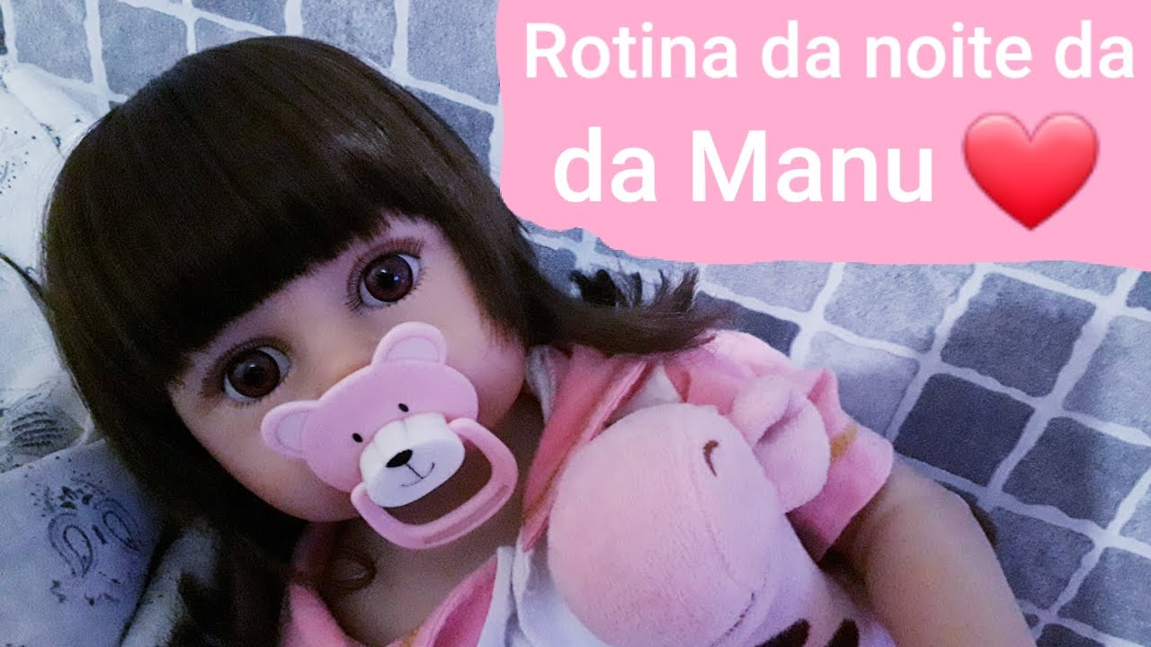 Rotina da noite da minha bebê reborn Manuela(🌸Mundo da Sarinha🌸)