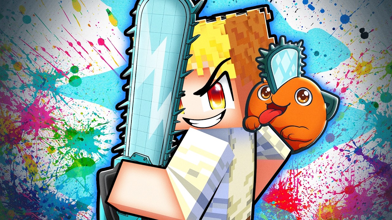 REBORN as CHAINSAW MAN in Minecraft!