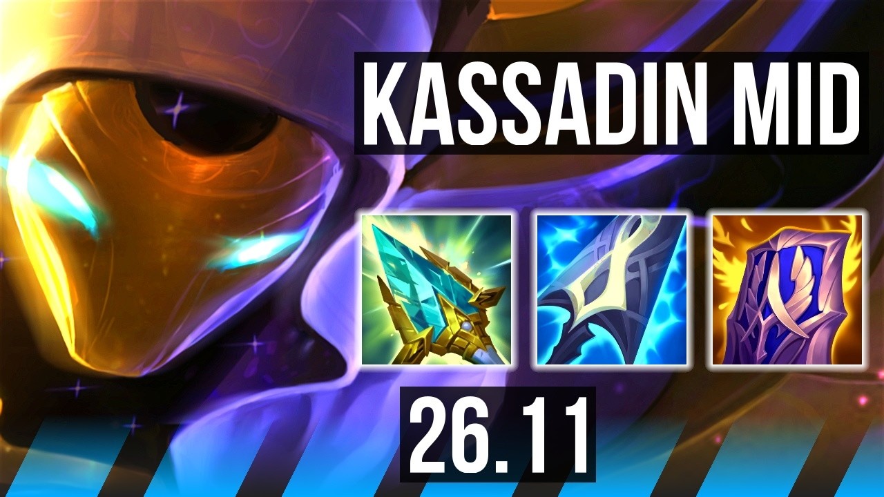 KASSADIN vs YASUO (MID) | Good KDA: 20/1/11 | EUNE Master | 26.11