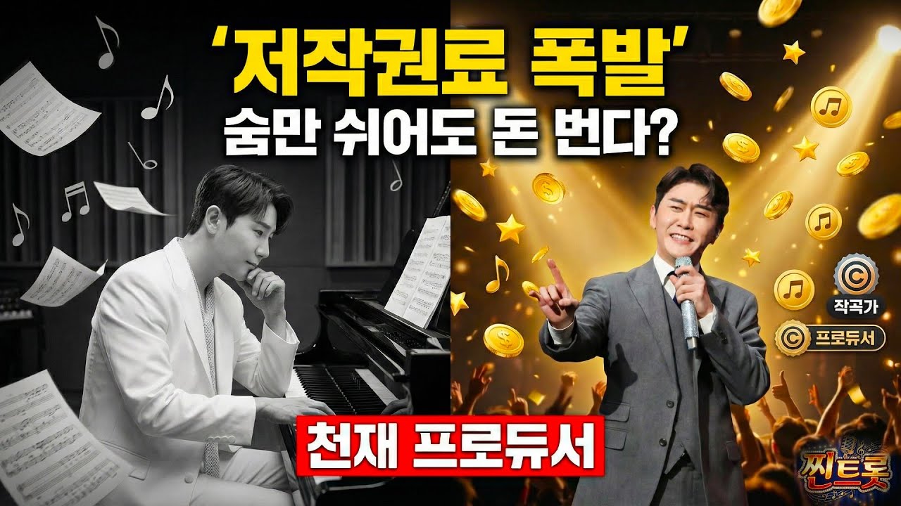 "이 곡도 영탁이 만들었다고?" 숨만 쉬어도 저작권료 들어오는 '천재 프로듀서' 영탁의 소름 돋는 능력