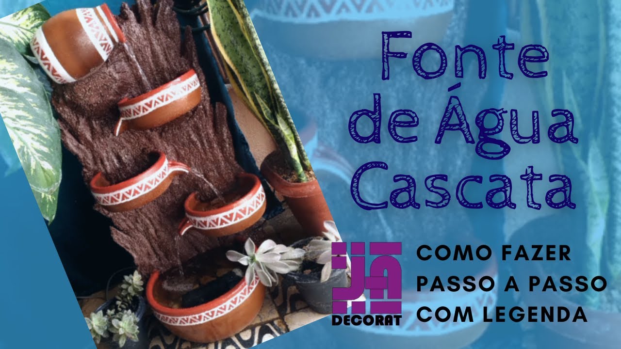 Fonte de Água em cascata como você nunca viu!