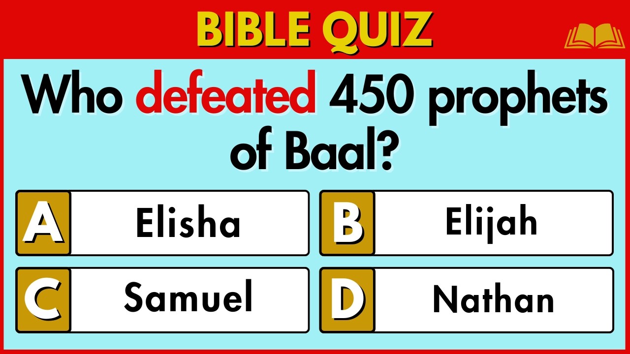 Only 5% Ace This Bible Quiz | 25 Hard Bible Questions on Prophets and Kings! 🔥#biblequiz