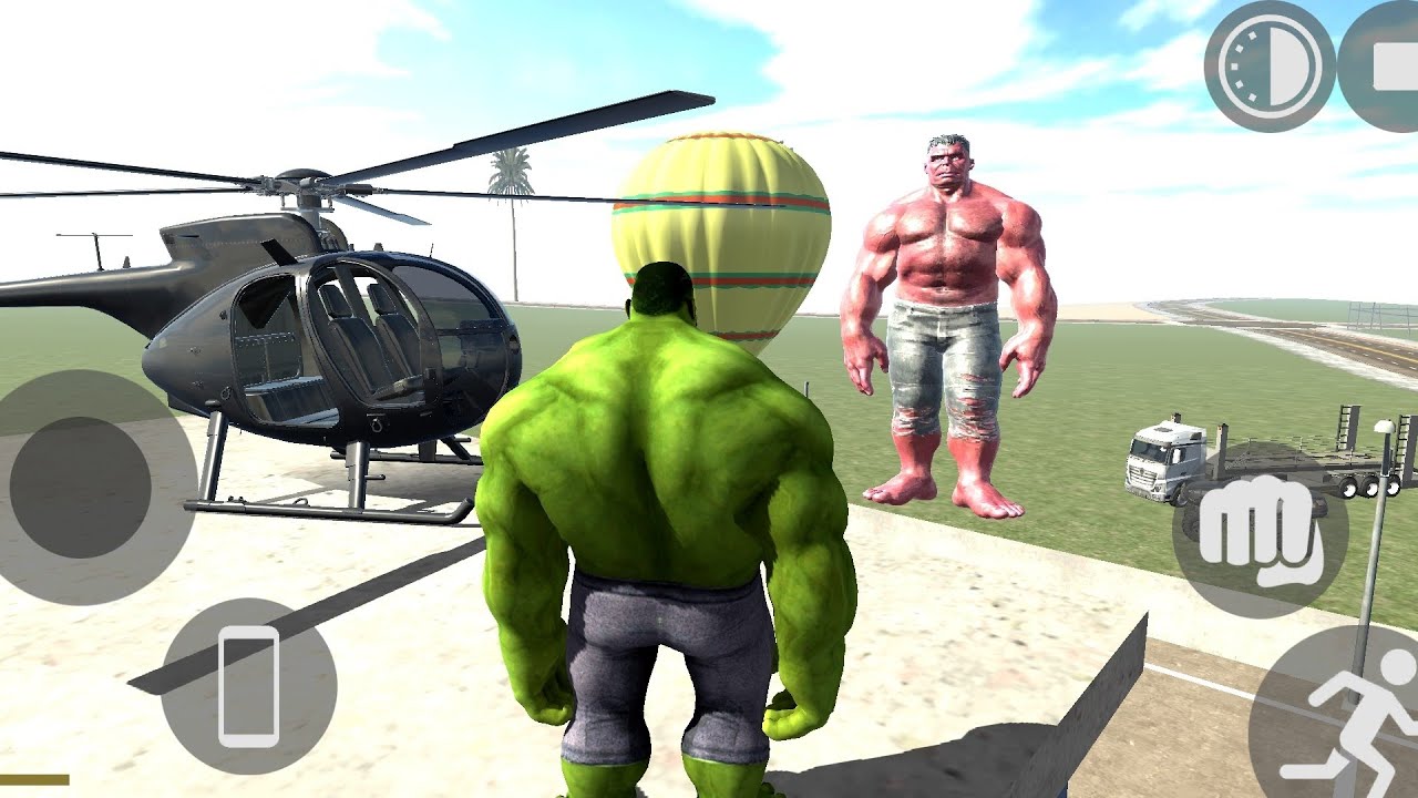 Green Hulk Vs Red Hulk || Indian bike driving 3d game 
