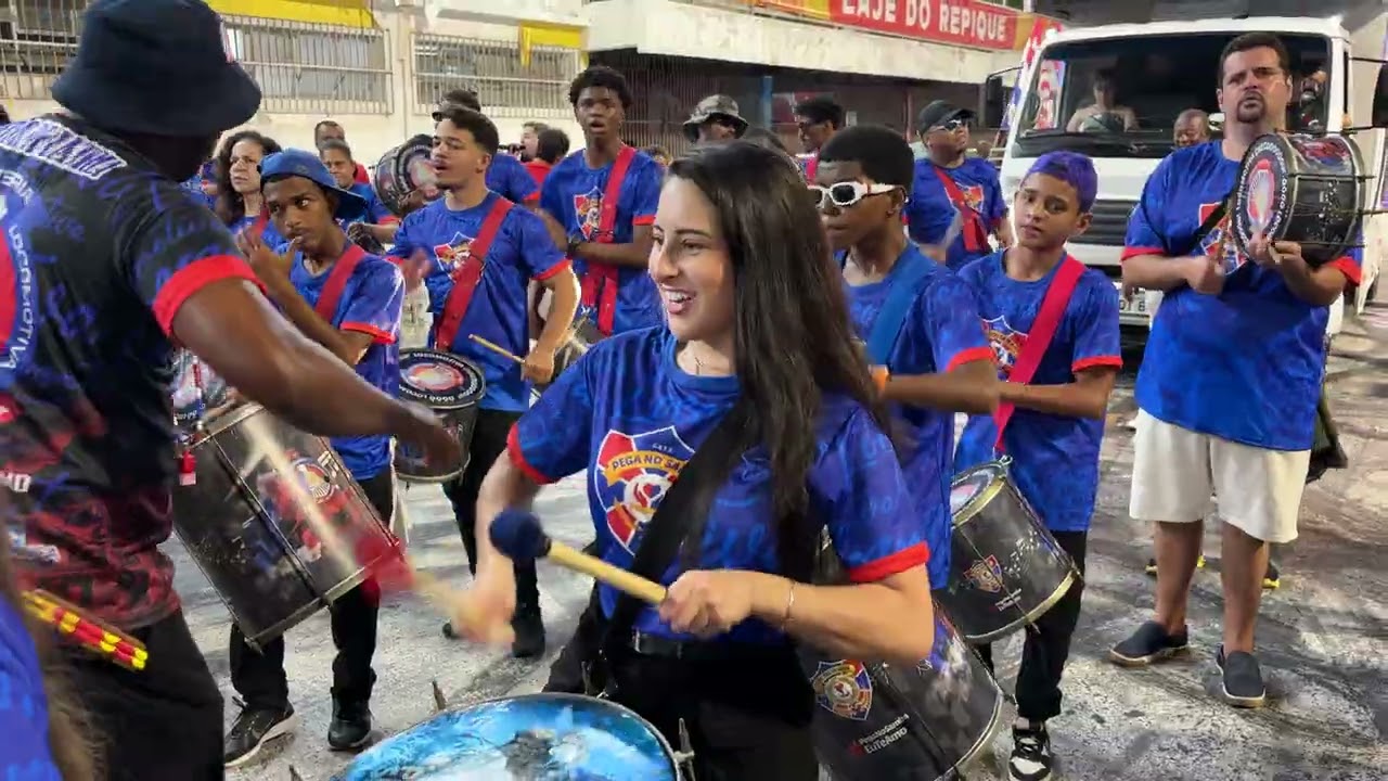 PEGA NO SAMBA 2026: Bateria Locomotiva da Consolação no ensaio técnico (17/01/2026)