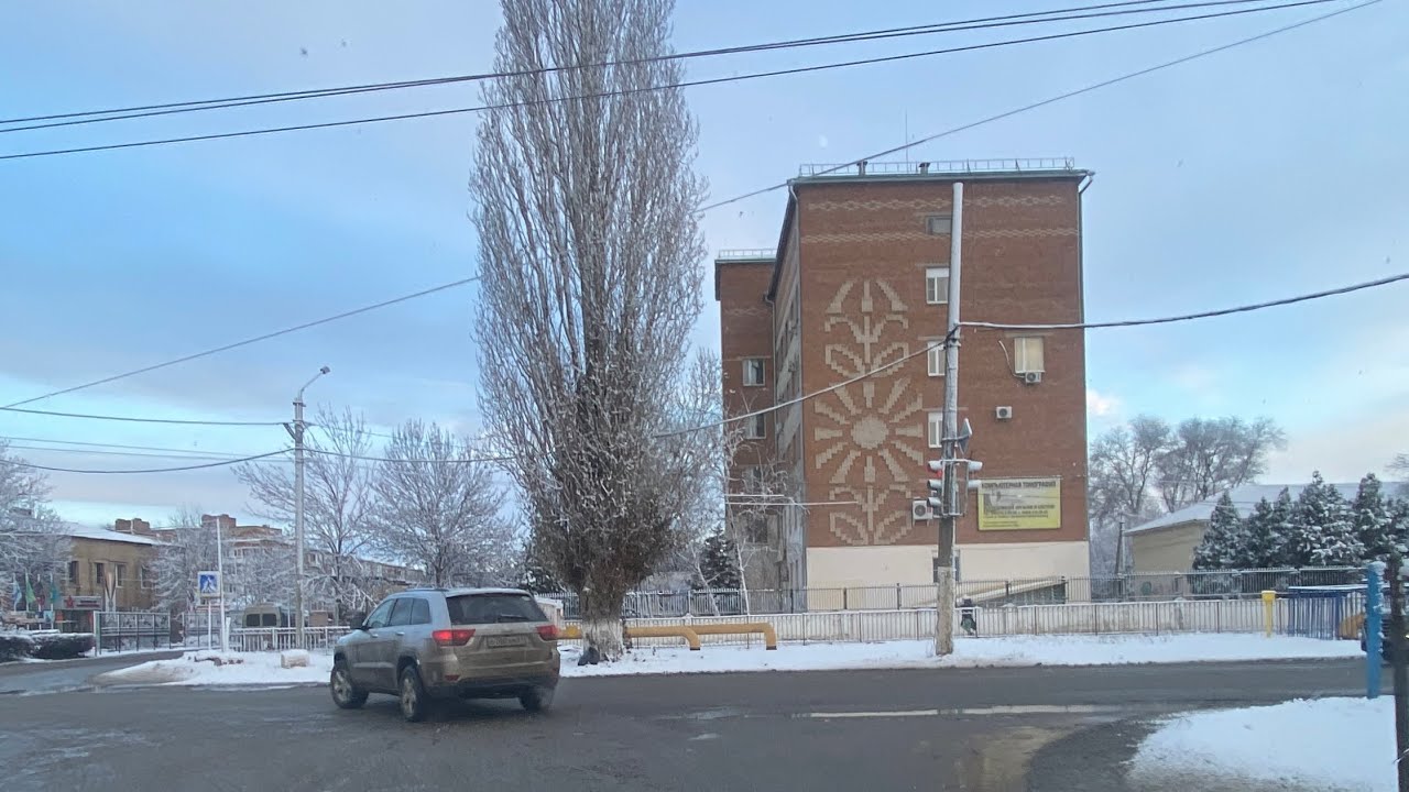 Город Сальск в канун Нового года.