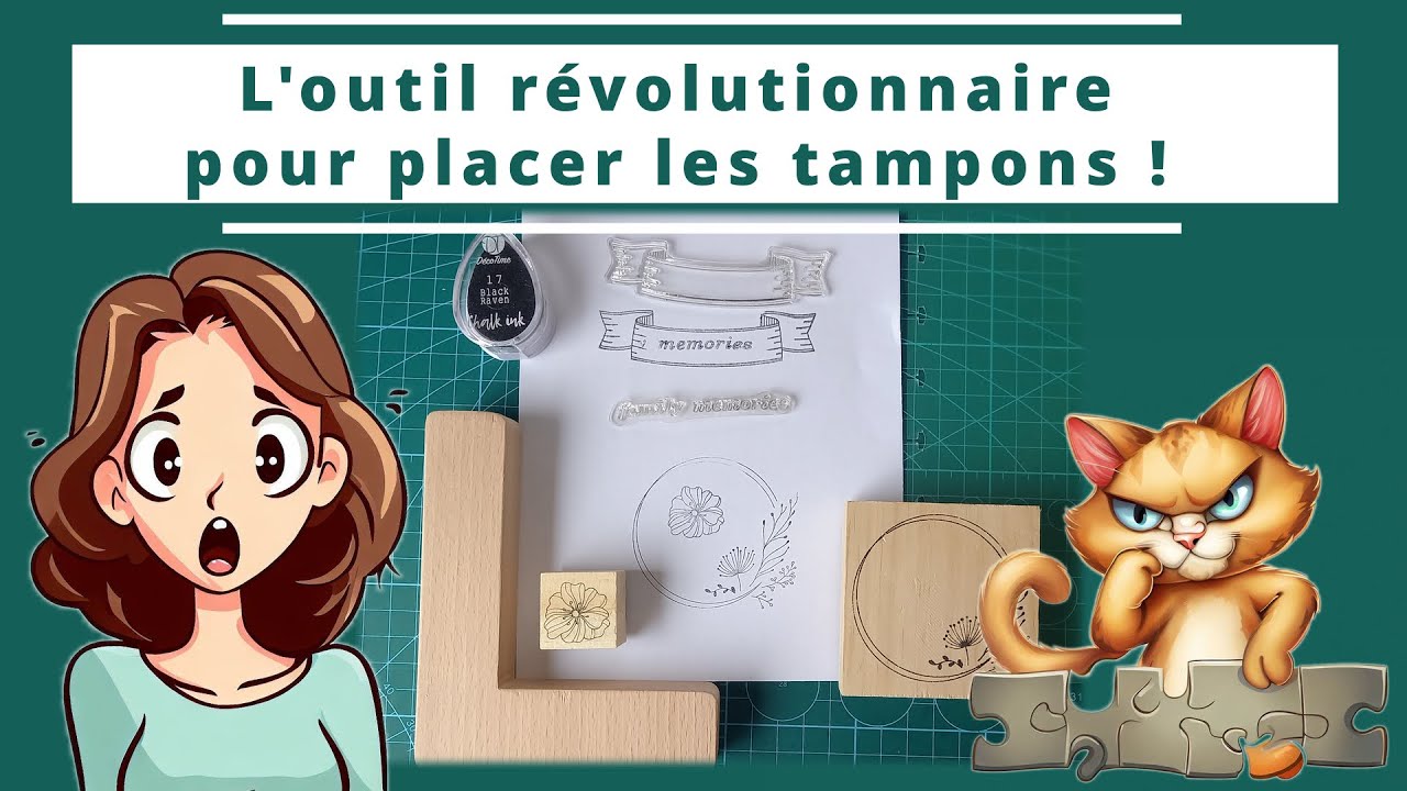 Avec cette astuce, finis les problèmes pour placer vos tampons avec précision !