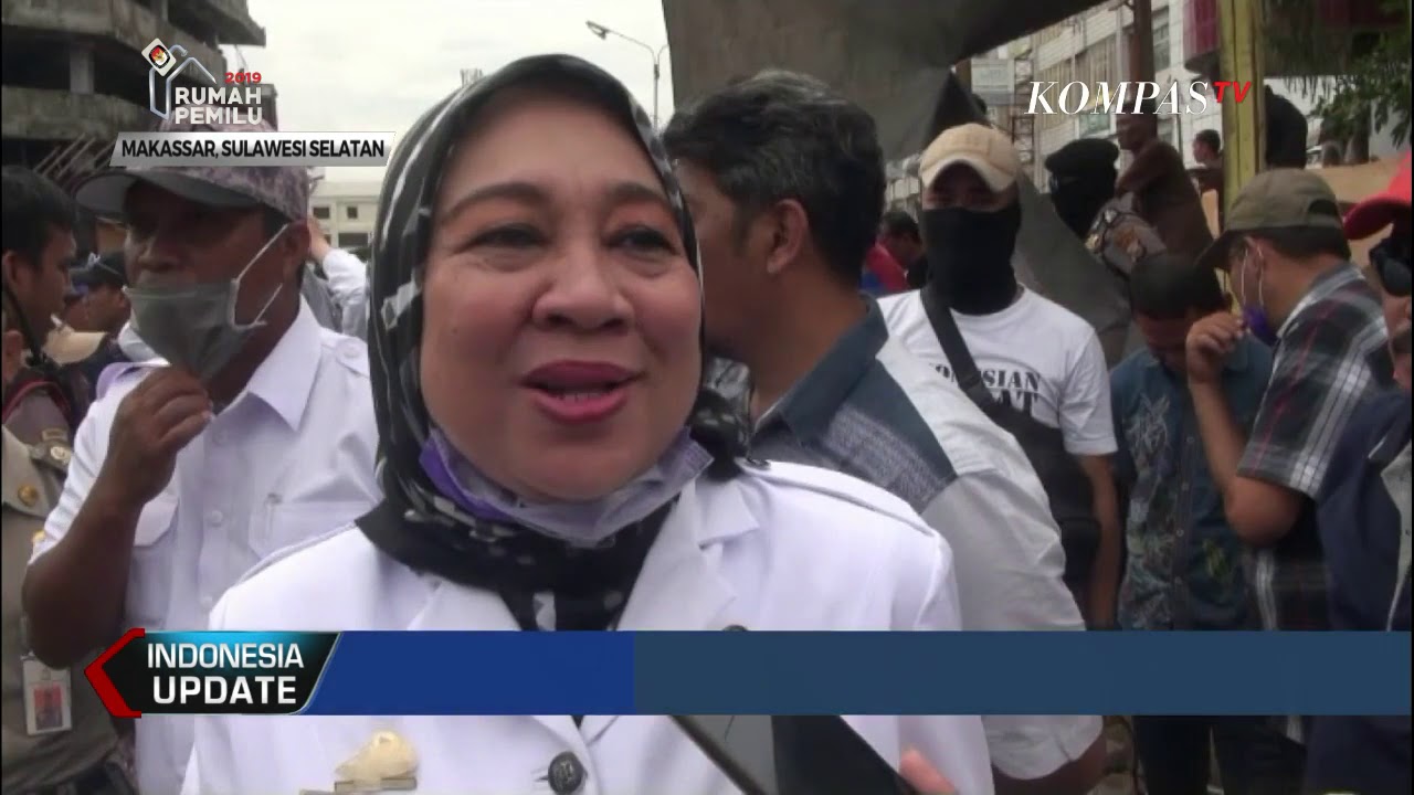 Penertiban Lapak Pedagang Pasar Sentral Makassar
