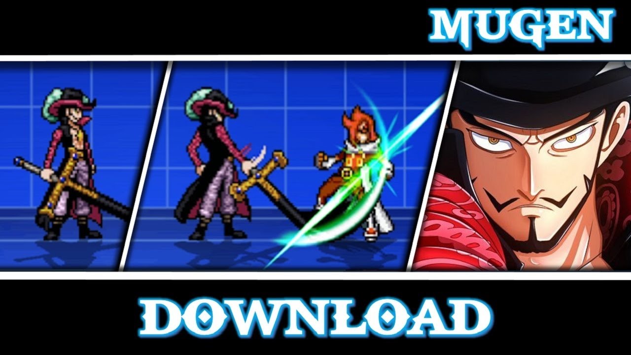 🔰 [ JUMP FORCE ] Mihawk V.2 One Piece JUS - MUGEN JUS CHAR