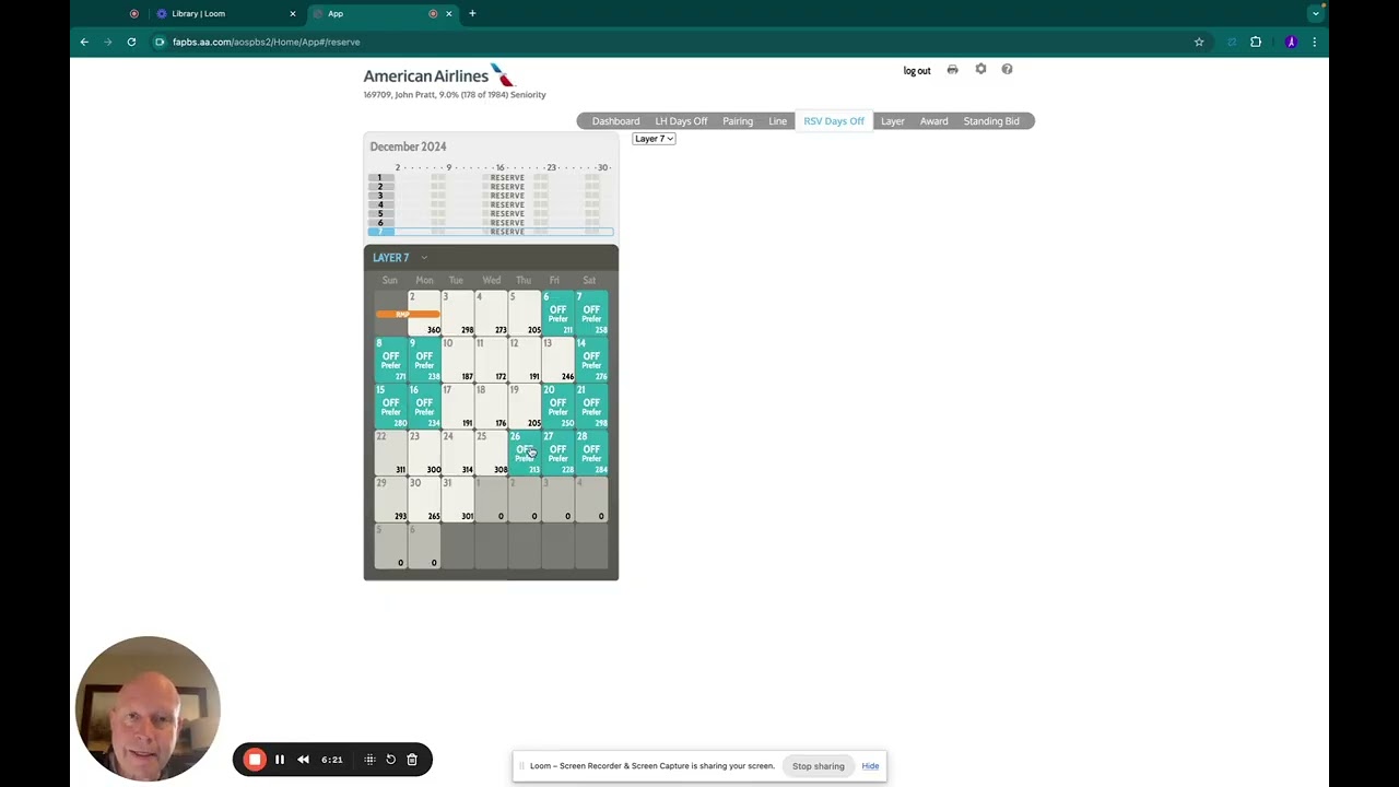 7 Layer Reserve Bid Example