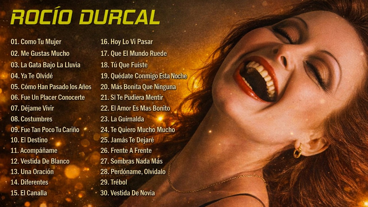 ROCIO DURCAL 30 GRANDES EXITOS ROMANTICAS INOLVIDABLES - LAS MEJORES BALADAS DEL RECUERDO
