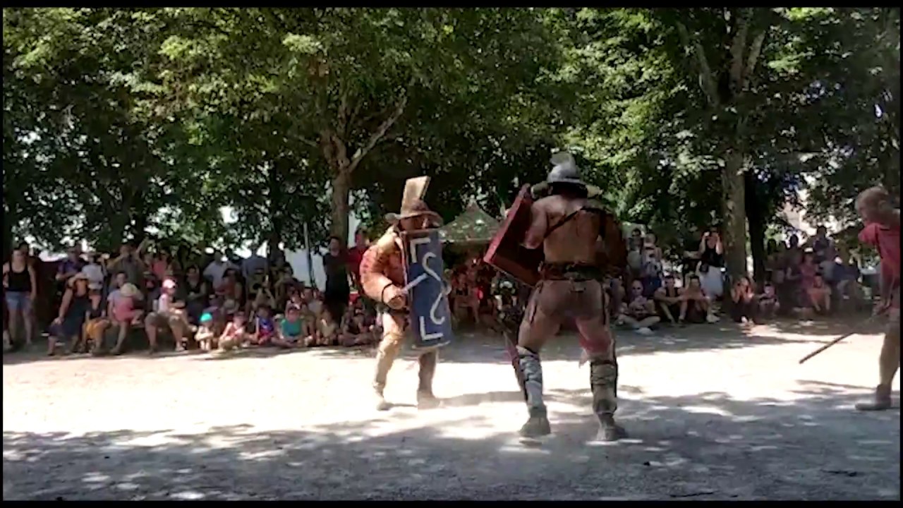 Gladiator Fight - Thraex VS Murmillo - ACTA - historical non-choregraphed realistic duel