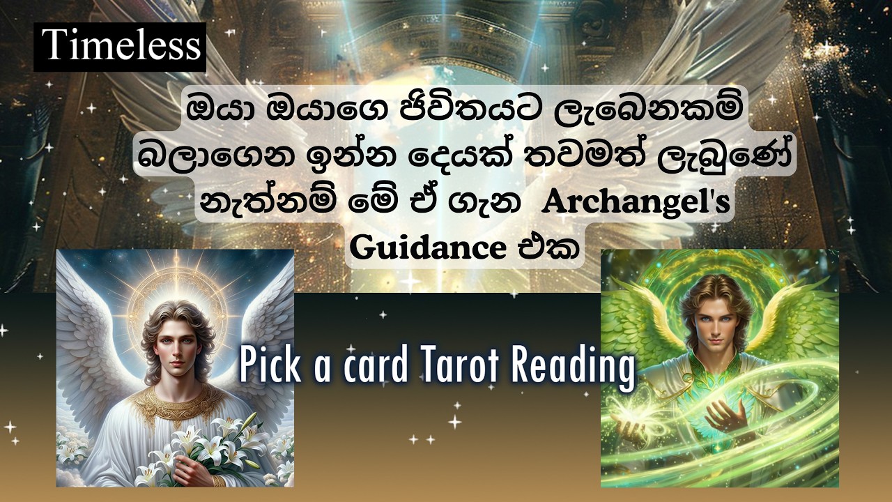 ඔයා බලාගෙන ඉන්න දේ ඔයාට නොලැබෙන්නේ ඇයි? බාධාව? Archangel's Guidance එක ඒ ගැන🧚🏻‍♀️🦋✨| Psychic Reading