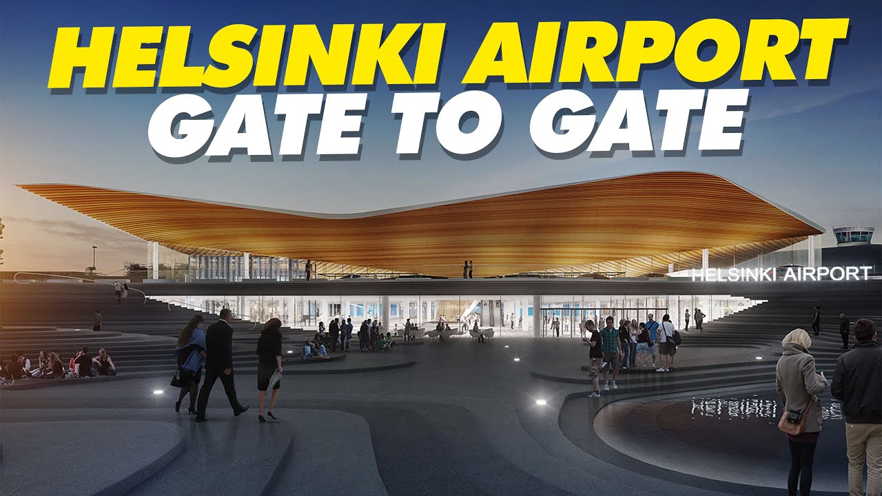 Helsinki Airport Transit | Walking Tour from Schengen Zone to Non-Schengen Zone