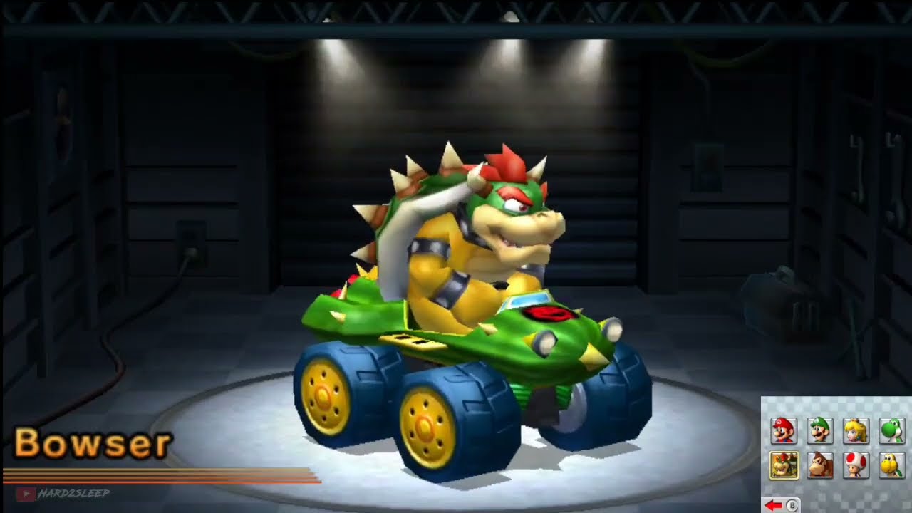 Mario Kart 7 3ds | Bowser at Banana Cup