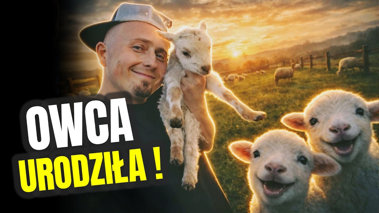 NARESZCIE ! Owca urodziła ❤️ piękne jagniątko ! odc. 862