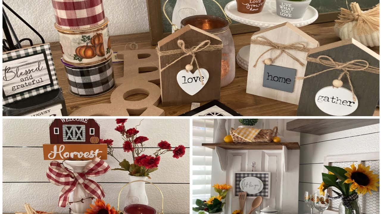 🌳DOLLAR TREE AND .99 CENT FALL🍂 HAUL DECOR IDEAS