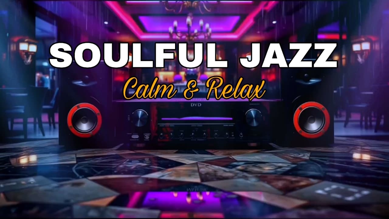 Soulful Jazz Calm & Relax | Smooth Jazz for Stress Relief, Lounge, Café & Late Night Chill